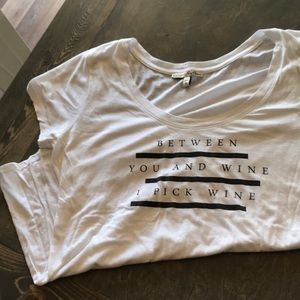 White Graphic Tee